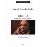 Image links to product page for Quintet in F# Minor for Clarinet in A and Piano, Op. 10