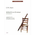 Image links to product page for Sonata in D minor for Bassoon Solo