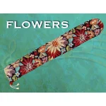 Image links to product page for Red Kite Native American Style Flute Bag, Flowers Design