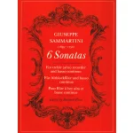 Image links to product page for Six Sonatas for Treble Recorder and Continuo