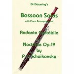 Image links to product page for Andante Cantabile and Nocturne Op. 19 for Bassoon and Piano