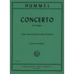 Image links to product page for Concerto in F major for Bassoon and Piano