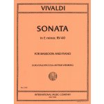 Image links to product page for Sonata in E minor for Bassoon and Piano, RV 40