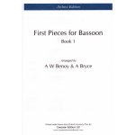Image links to product page for First Pieces for Bassoon with Piano Accompaniment, Book 1