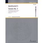 Image links to product page for Sonata No. 3 in G minor for Treble Recorder and Basso Continuo