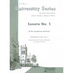 Image links to product page for Sonata No. 5 for Alto Saxophone and Piano, Op. 3