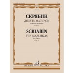 Image links to product page for Ten Mazurkas for Piano, Op. 3