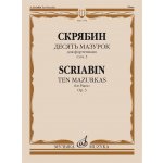 Image links to product page for Ten Mazurkas for Piano, Op. 3