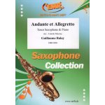Image links to product page for Andante and Allegretto for Tenor Saxophone and Piano