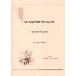 Image links to product page for Six Klezmer Miniatures for Clarinet and Piano