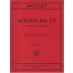 Image links to product page for Sonata No. 23 in D major arranged for Flute and Piano, K.306/300L