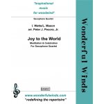 Image links to product page for Joy to the World for Saxophone Quartet