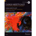 Image links to product page for Tango Meets Jazz: 10 Favourite Classical Tangos, Original Version and Jazzy Arrangement for Piano (includes Online Audio)