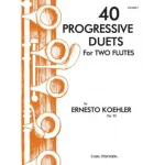 Image links to product page for 40 Progressive Duets for Two Flutes, Op. 55, Vol 2