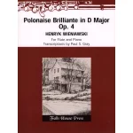 Image links to product page for Polonaise Brilliante in D major arranged for Flute and Piano, Op. 4