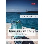 Image links to product page for Gnossienne No. 4 for Clarinet and Piano