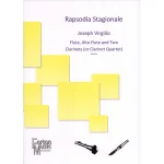 Image links to product page for Rhapsodia Stagionale for Flute, Alto Flute and Two Clarinets (or Clarinet Quartet)