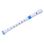 Image links to product page for Nuvo N310RDBL Recorder, White with Blue Trim