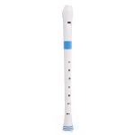 Image links to product page for Nuvo N310RDBL Recorder, White with Blue Trim