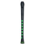Image links to product page for Nuvo N320RDBGN Recorder+ Outfit, Black with Green Trim