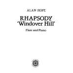 Image links to product page for Rhapsody "Windover Hill" for Flute and Piano