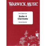 Image links to product page for Suite 4 Clarinets for Clarinet Quartet