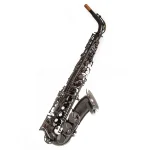 Image links to product page for B-Stock Trevor James 3722BBF "Classic II" Alto Saxophone, Frosted Black Body with Black Keys