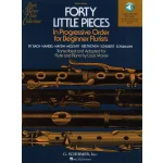 Image links to product page for Forty Little Pieces in Progressive Order for Beginner Flautists with Piano Accompaniment (includes Online Audio)
