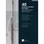Image links to product page for 40 Selected Studies for Flute