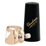 Image links to product page for Vandoren LC07PGP Optimum Alto Saxophone Ligature & Cap, Pink Gold-plated finish