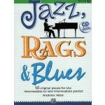 Image links to product page for Jazz, Rags & Blues for Piano, Book 3 (includes CD)