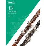 Image links to product page for Trinity Clarinet Exam Pieces 2023-2026, Grade 2 (includes Online Audio)