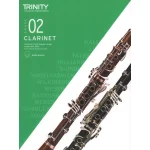 Image links to product page for Trinity Clarinet Exam Pieces from 2023, Grade 2 (includes Online Audio)