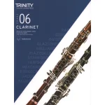 Image links to product page for Trinity Clarinet Exam Pieces from 2023, Grade 6 (includes Online Audio)