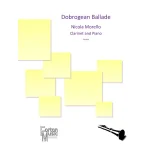 Image links to product page for Dobrogean Ballade for Clarinet and Piano