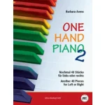 Image links to product page for One Hand Piano: Another 40 Pieces for Left or Right, Vol. 2 (includes Online Audio)