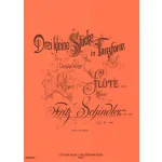 Image links to product page for Drei kleine Stücke in Tanzform - Deutscher Walzer in G major for Flute and Piano, Op.6 No.1