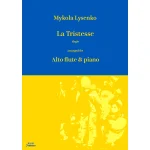 Image links to product page for La Tristesse: Élegie for Alto Flute and Piano