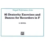 Image links to product page for 95 Dexterity Exercises and Dances for Recorders in F
