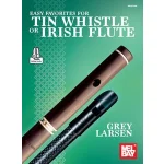 Image links to product page for Easy Favorites for Tin Whistle or Irish Flute (includes Online Audio)