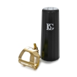 Image links to product page for BG L40 Tenor Saxophone Tradition Ligature & Cap, Lacquered