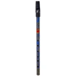Image links to product page for Generation Boho Tin Whistle/Flageolet in D, Paisley Blue