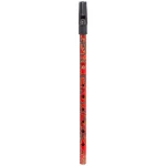 Image links to product page for Generation Boho Tin Whistle/Flageolet in D, Paisley Red