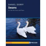 Image links to product page for Swans for Two Alto Flutes and Piano