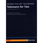 Image links to product page for Telemann for Two, Volume 2 arranged for Two Flutes