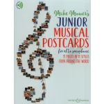 Image links to product page for Junior Musical Postcards for Alto Saxophone (includes Online Audio)