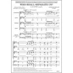 Image links to product page for Who Shall Separate Us? for SSAATTBB a cappella