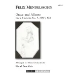Image links to product page for Grave and Allegro from Sinfonia No. 9 for Five Mixed Flutes