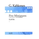 Image links to product page for Five Miniatures for Solo Flute