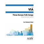 Image links to product page for Three Korean Folk Songs for Clarinet Choir
